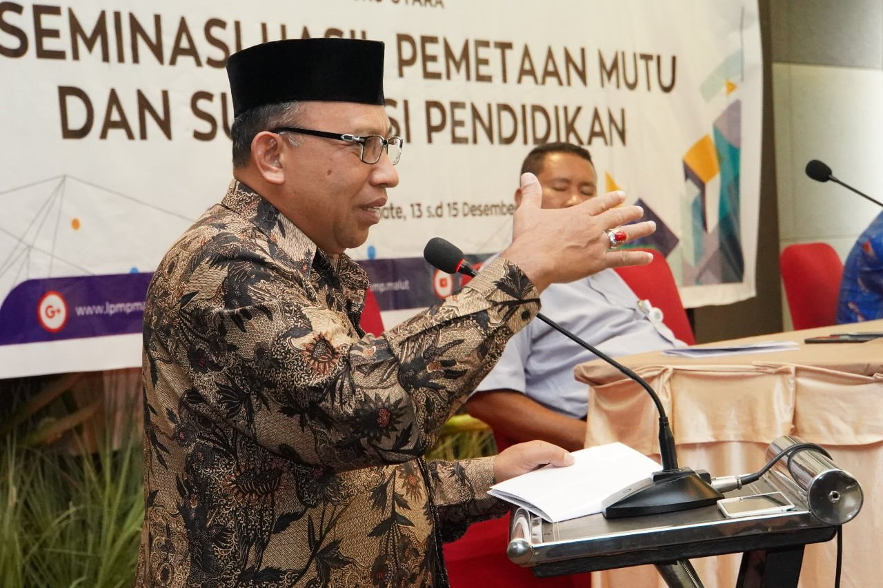 BANYAK MASALAH DI BIDANG AKADEMIK DAN MANAJERIAL,  LPMP MALUKU UTARA MELAKSANAKAN DISEMINASI HASIL PEMETAAN MUTU TAHUN 2019
