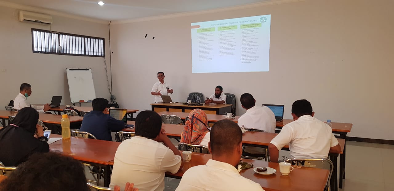 Rakor Internal Tim Kerja ZI WBK LPMP Provinsi Maluku Utara