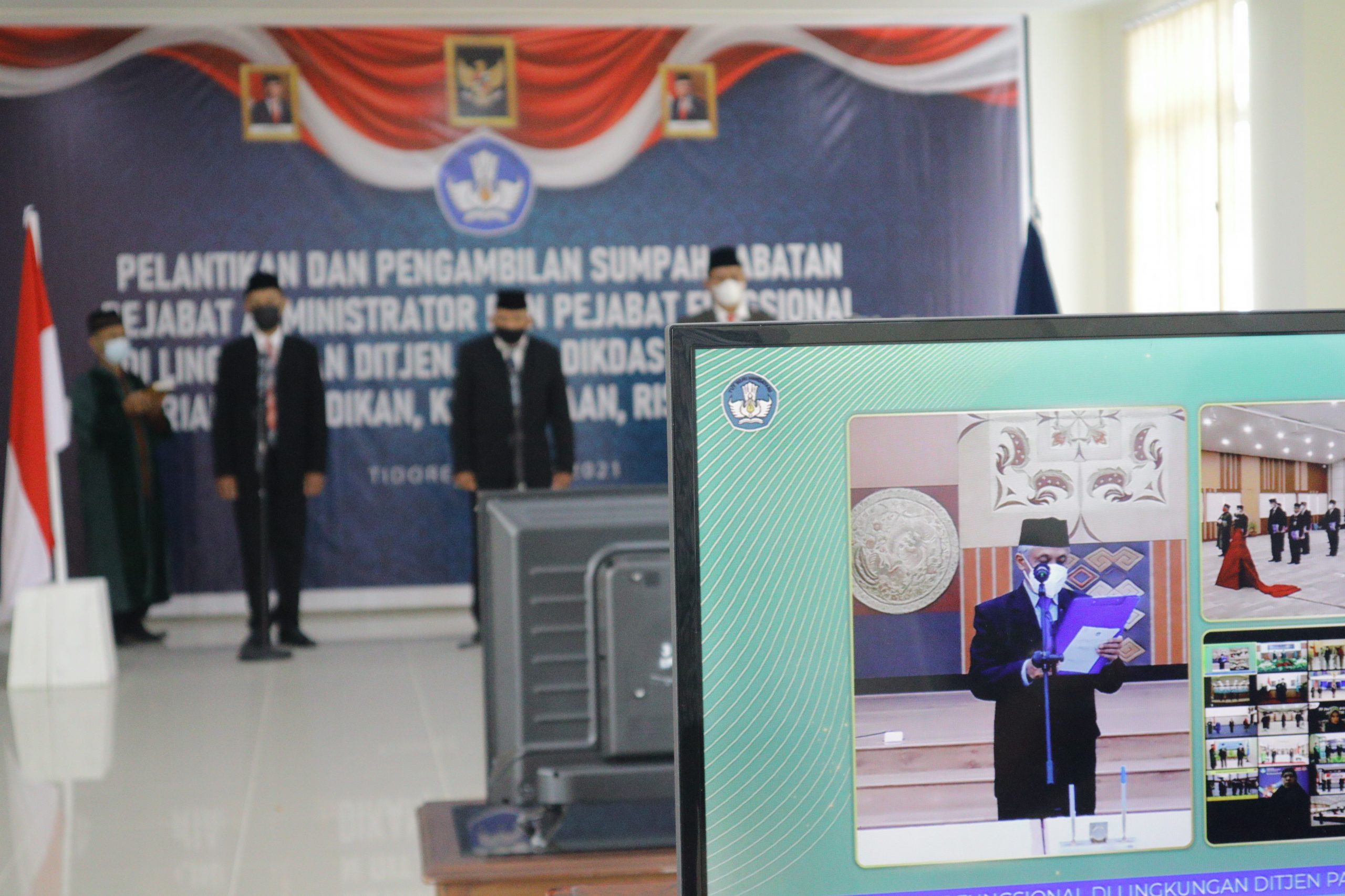 DIRJEN PAUD DIKDAS & DIKMEN LANTIK KEPALA UPT DAN FUNGSIONAL PTP PROVINSI MALUKU UTARA