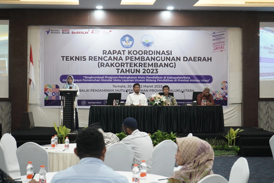 Rakortekrenbang BPMP Malut bersama Dinas Pendidikan dan Bappeda se-Provinsi Maluku Utara