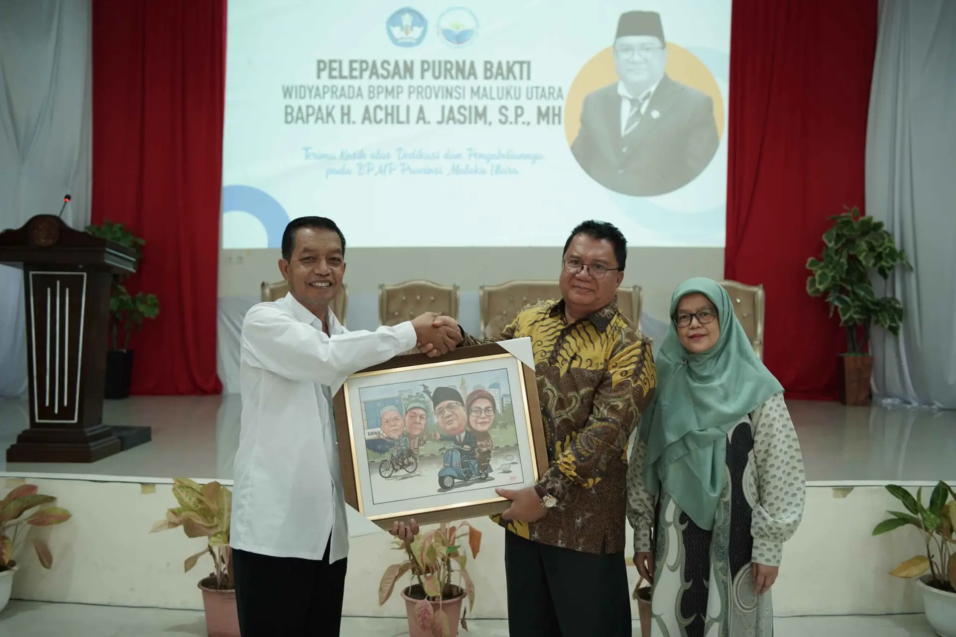 Pelepasan Purna Bakti : Achli A. Jasim akhiri Era Panjang Pengabdiannya di BPMP Provinsi Maluku Utara